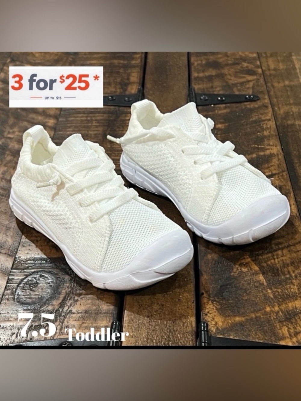 Amazon Kids White Sneakers